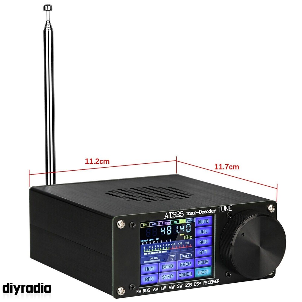 HamGeek ATS25max-Decoder Si4732 Full Band Radio Receiver DSP SW +Activation Code