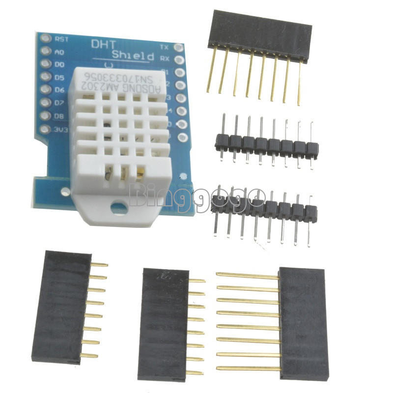 DHT22 Single Bus Digital Temperature and Humidity Sensor Shield D1 Mini Wemos