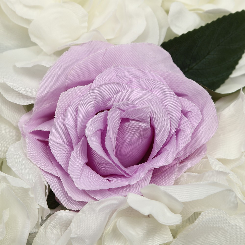 12pcs 3D Flower Wall Panel Artificial Flower Wall Background Silk Rose Wedding