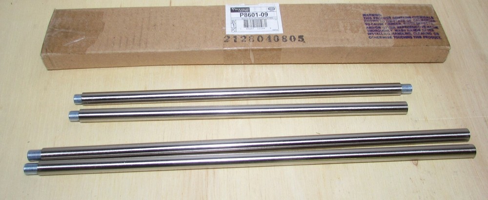 Progress Lighting P8601-09 Brushed Nickel Accessory Stem Kit