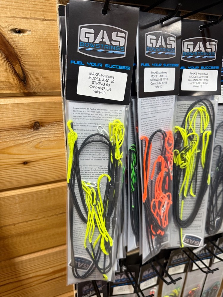 NEW Gas Mathews ARC 30 Bow Strings String COMPLETE SET Flo Yellow