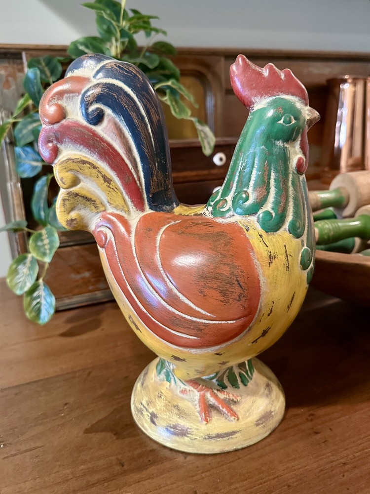 12” STONEWARE ROOSTER