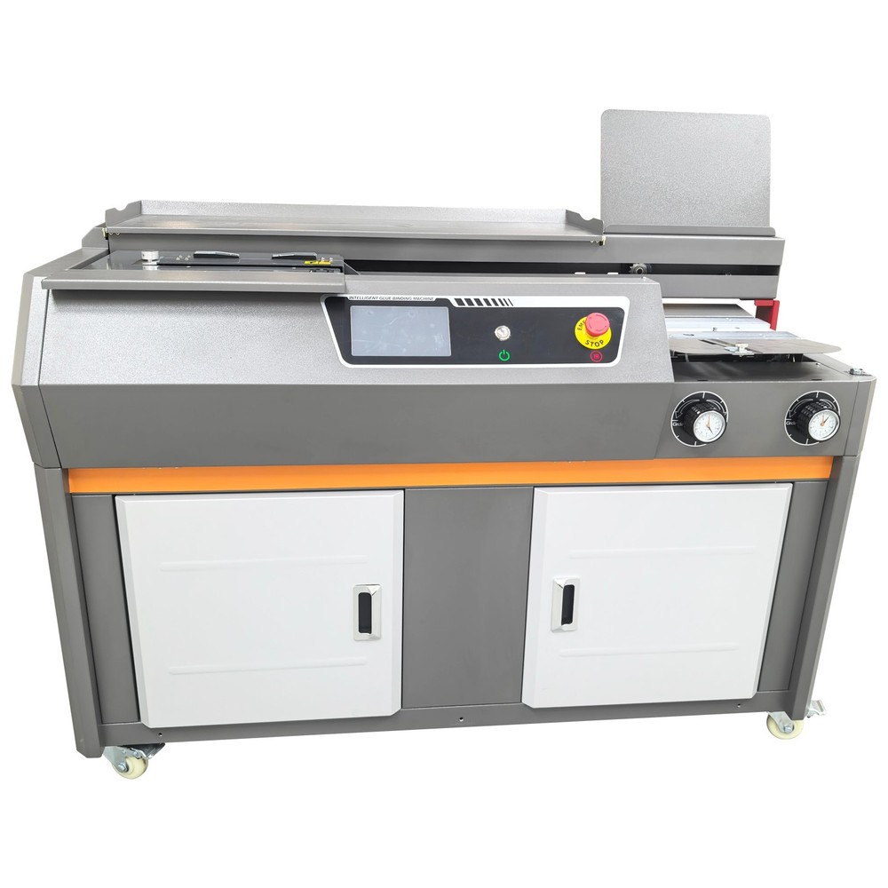 A4 Automatic Perfect Binding Machine 7'' Touch Screen Side Gluing Book Binder US