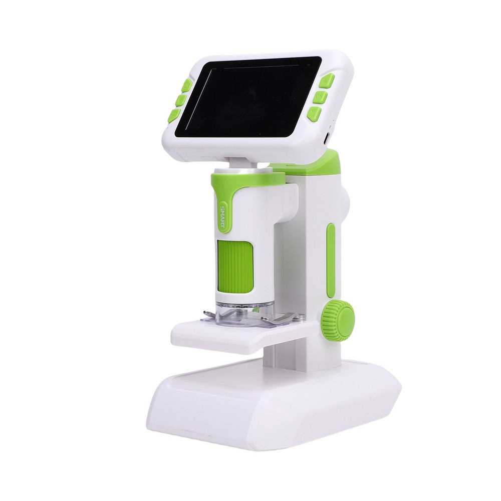 Kids Microscope 1600X Handheld Digital Microscope with 4 Inch 1080P Screen