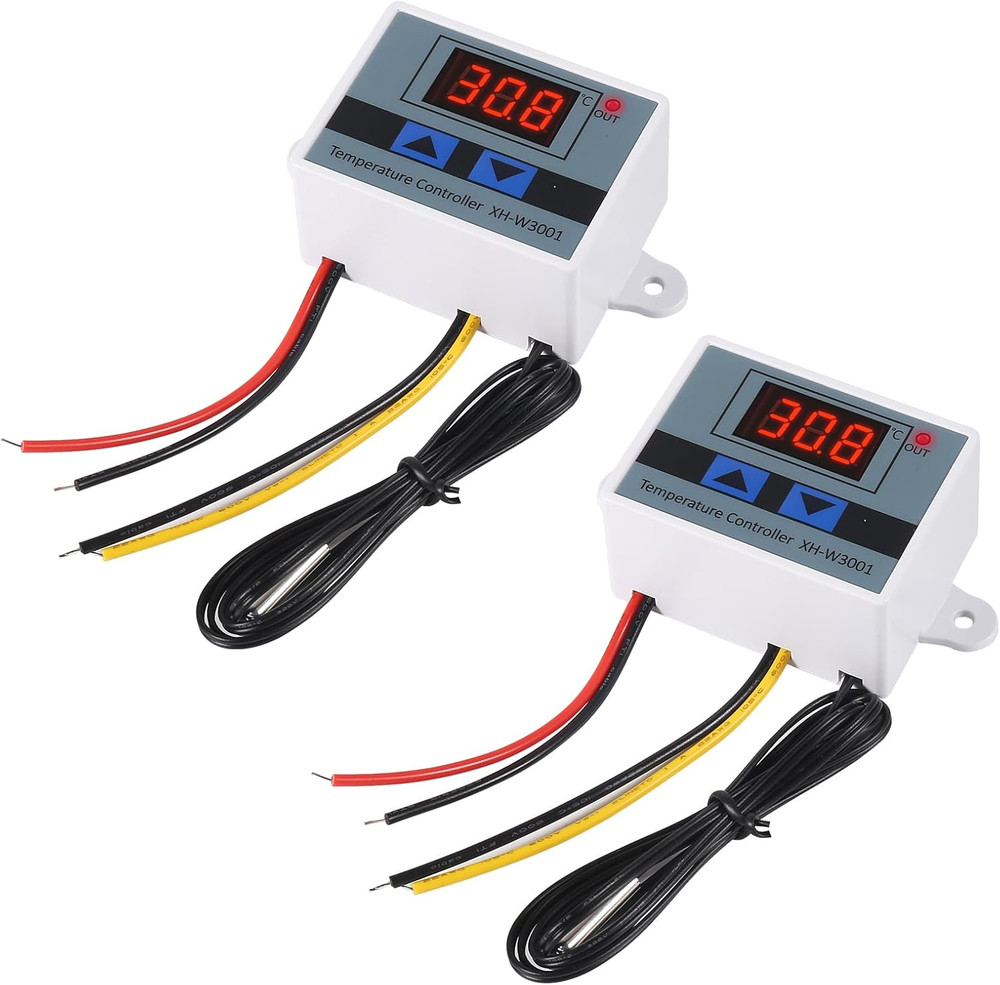 2PCS XH-W3001 Digital LED Temperature Controller Module Digital Thermostat Switc