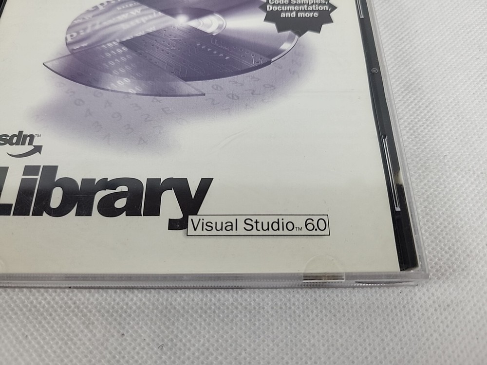 Microsoft MSDN Library Visual Studio 6.0 2 Disc With Code Tested and Working