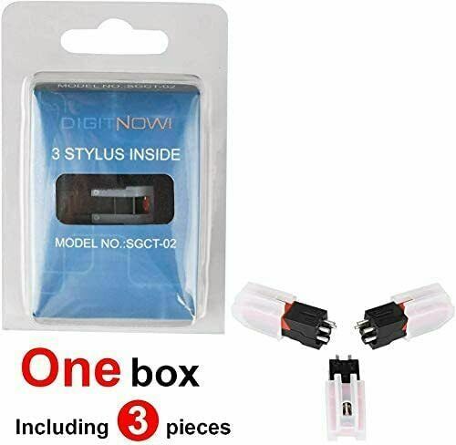 Record Player Needles, Stylus Replacement Needles for Turntable 3 Pack
