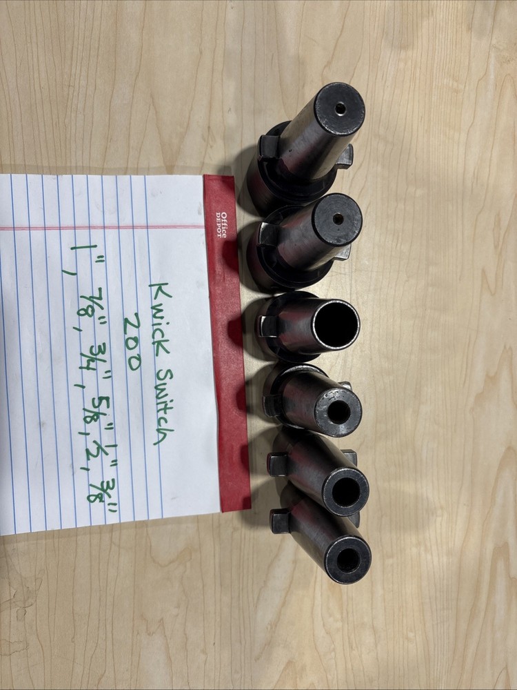Kwik Switch Tooling Package. Used. Great Condition. See Photos