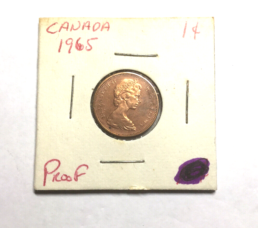 1965 Canada penny prf FREE SHIPPING