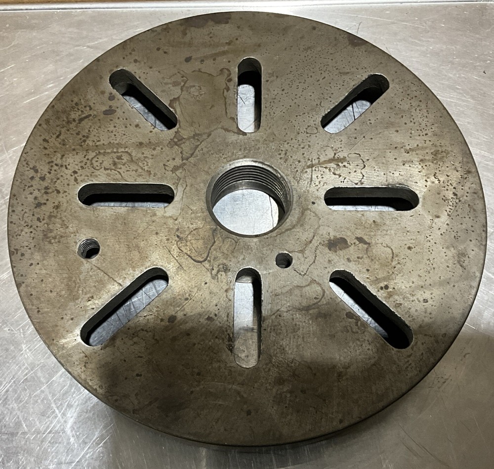 Vintage 13.25” Spindle Mount Lathe Faceplate