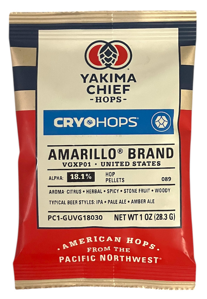 Amarillo Cryo LupuLN2® Hop Pellets