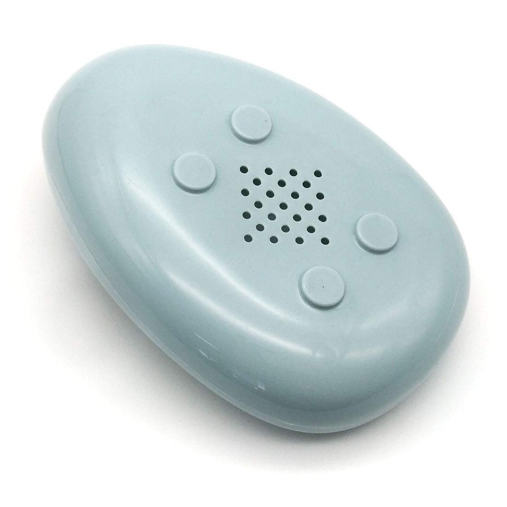 Soap Dish Holder Plastic Drain Rack Bathroom Sponge Organizer Blue