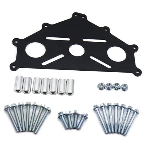 Engine Safe Stand Adapter Plate Compatible with Chevy Small/Big Block and LS