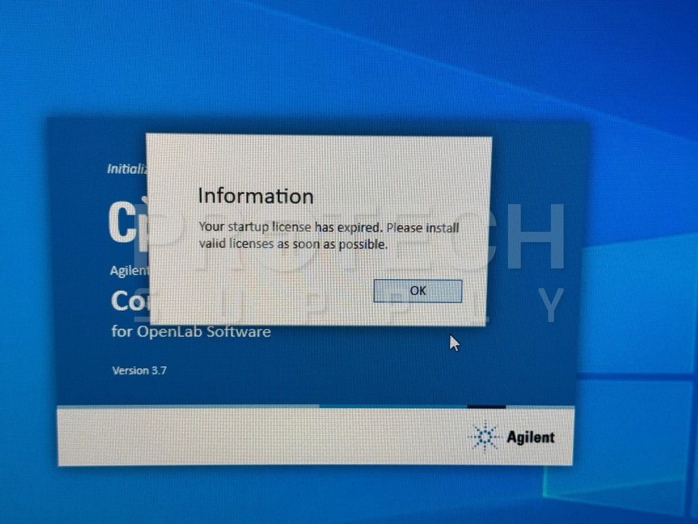 Agilent MassHunter Workstation Qualitative Analysis Software Loaded PC
