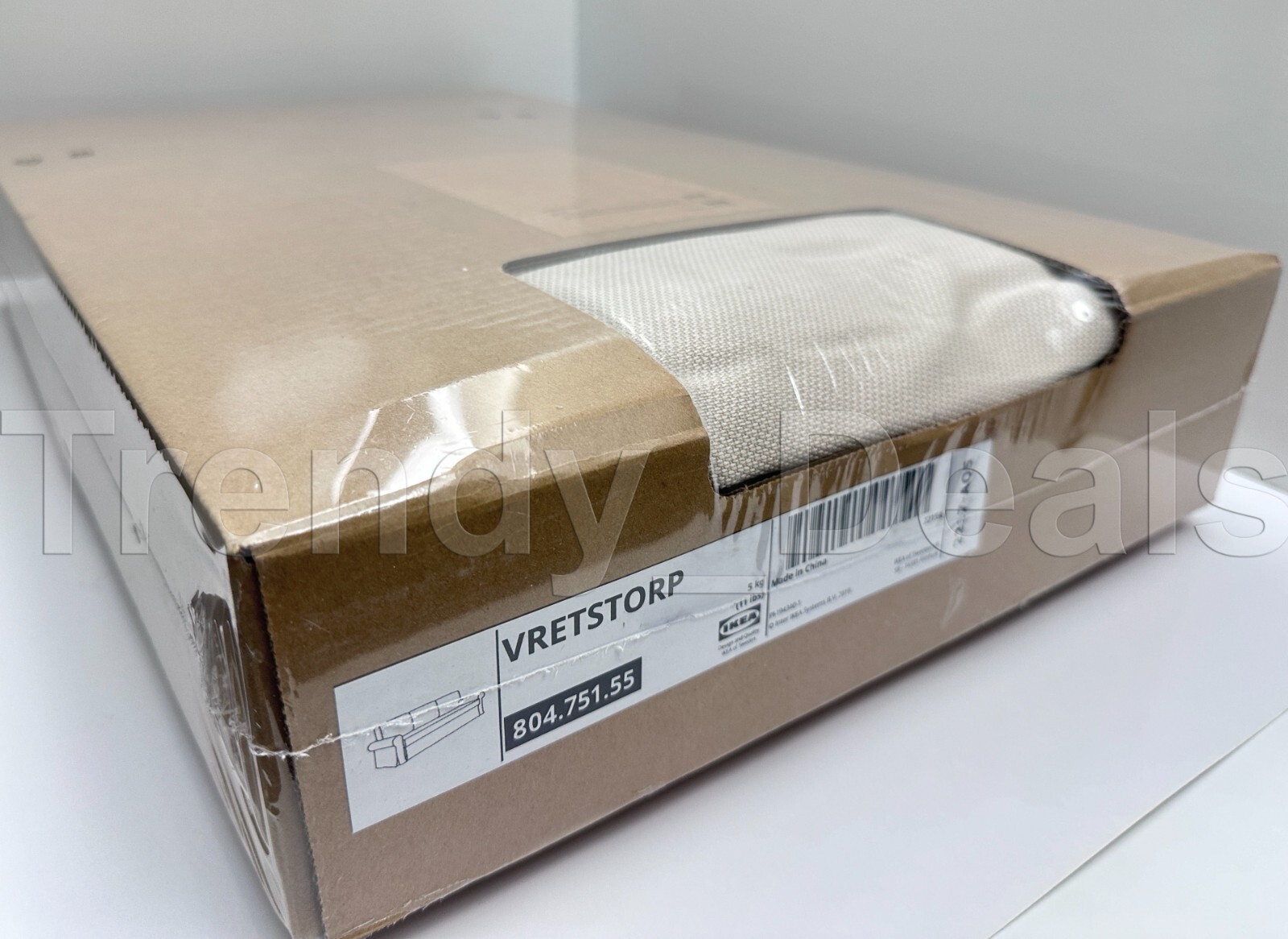 Ikea VRETSTORP Sleeper Sofa COVER Hallarp Beige 804.751.55 - NEW