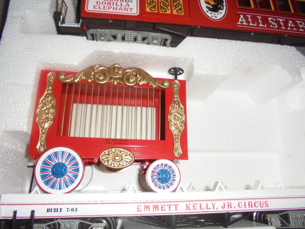 G GAUGE CIRCUS TRAIN SET COMPLETE VERY NICE