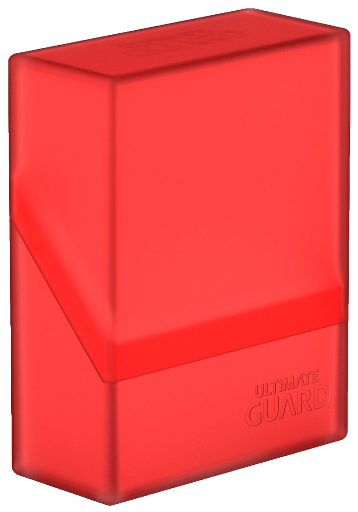 Ultimate Guard Boulder 40+ Ruby Standard Size Deck Case Card Storage Box ccg