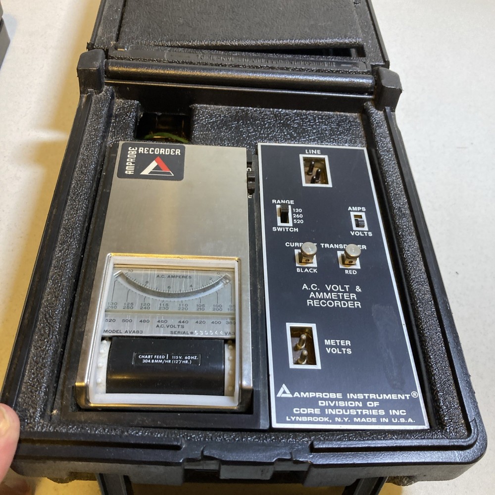 Amprobe Recording Meter With Case AVA83. Cl