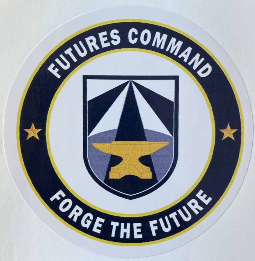 US Army Futures Command "Forge The Future" Sticker Waterproof D317