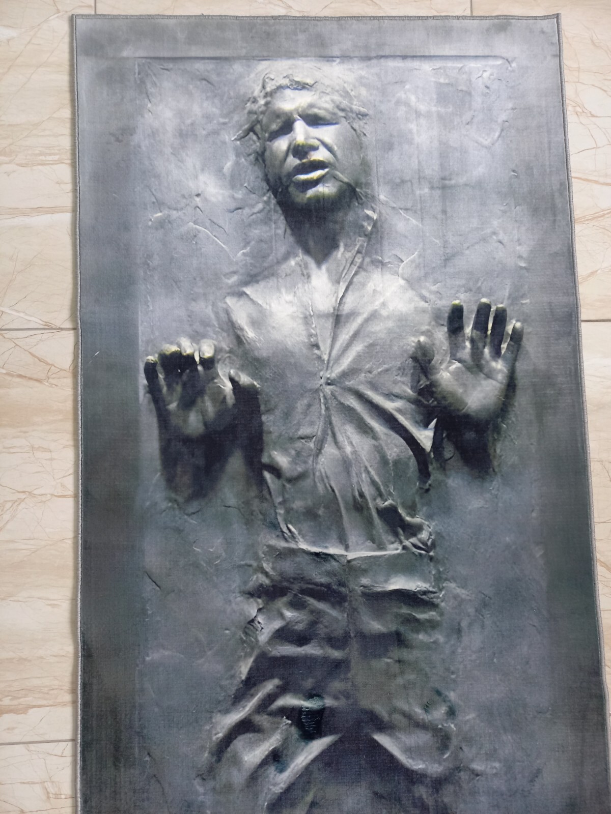 Han Solo Runner, Han Solo Carbonite Rug, Star Wars Gift