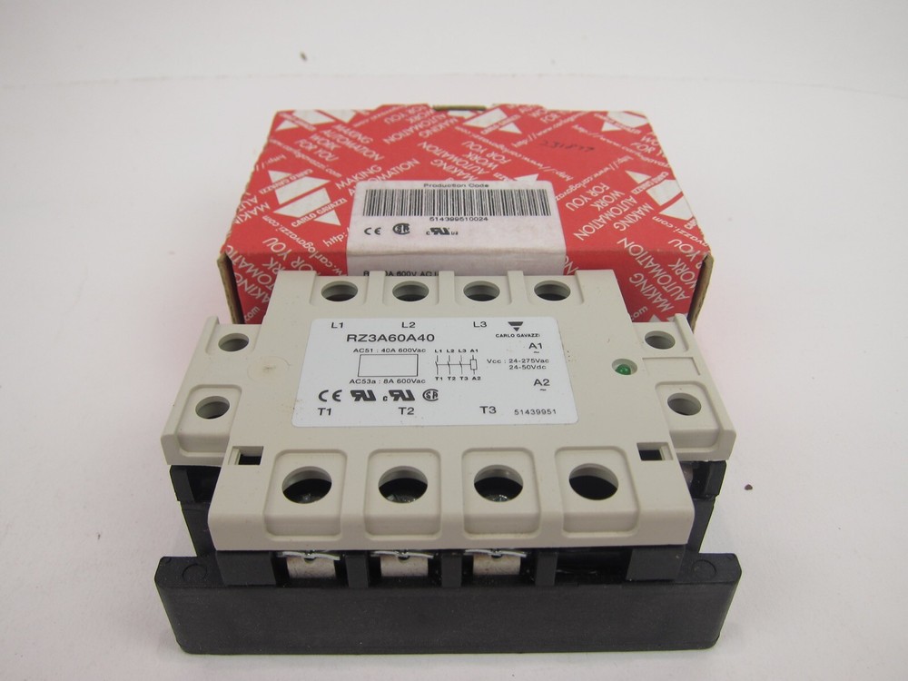 New Carlo Gavazzi RZ3A60A40 Solid State Relay 40A 3P