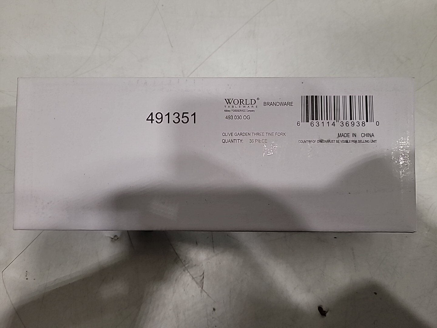 Brandware 36-Pc World Tableware Stainless Steel 3 Tine Forks 7 1/2" #491351