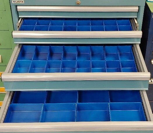 140 BLUE Tool Storage System Tool Organizer for Workshop Toolbox Divider Bin Cup
