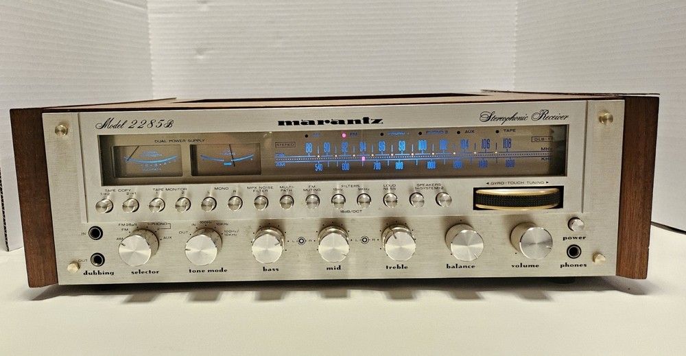Marantz 2285B Receiver Audiophile Stereo AF/FM Tested Decoder Wood grained Kit