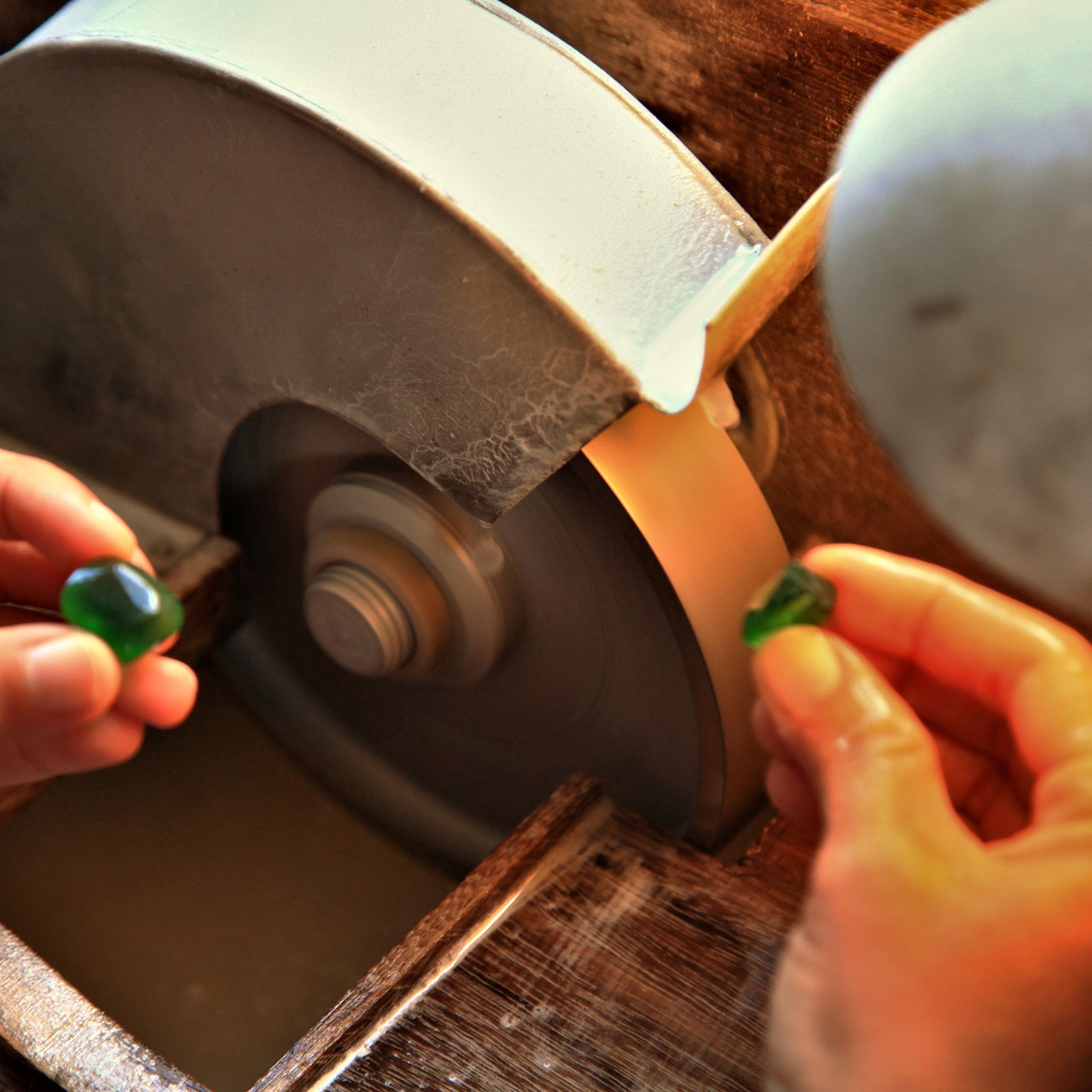 Diamond Lapidary Wheel 6" x 1" Arbor Hole 600 Grit Grinding Wheels