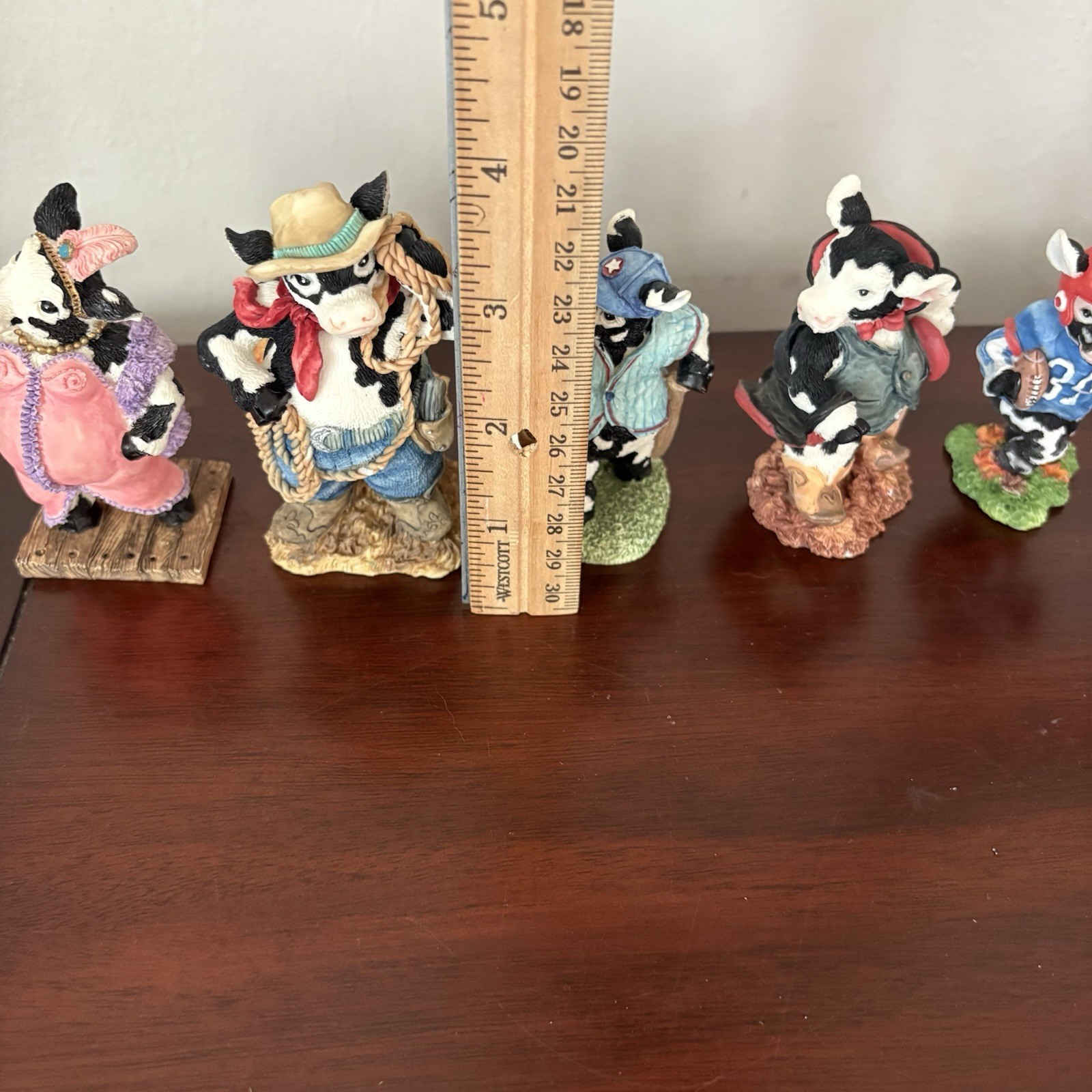 Ganz Cowtown Collection Figurines Lot Of 5 - 1992 & 1995-Please Read Description