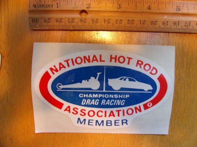 VINTAGE NHRA PATCHES AND STICKERS