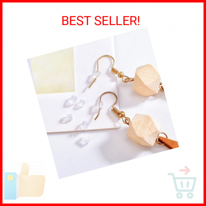 Silicone Earring Backs, 200PCS Soft Earring Stoppers, Clear Earring Backing Repl