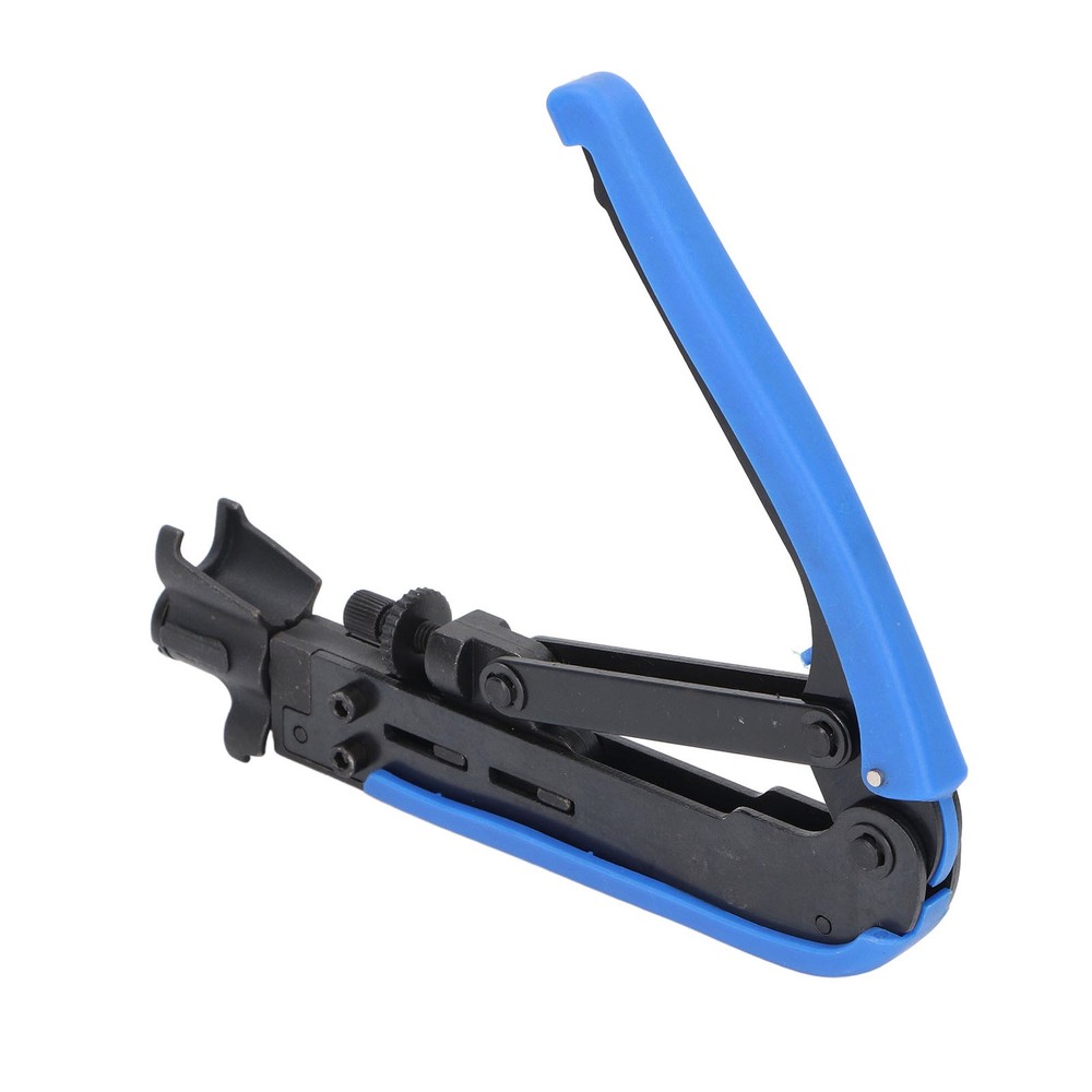 Coaxial Cable Crimping Pliers Combination Tool Adjustable Coax Stripper New