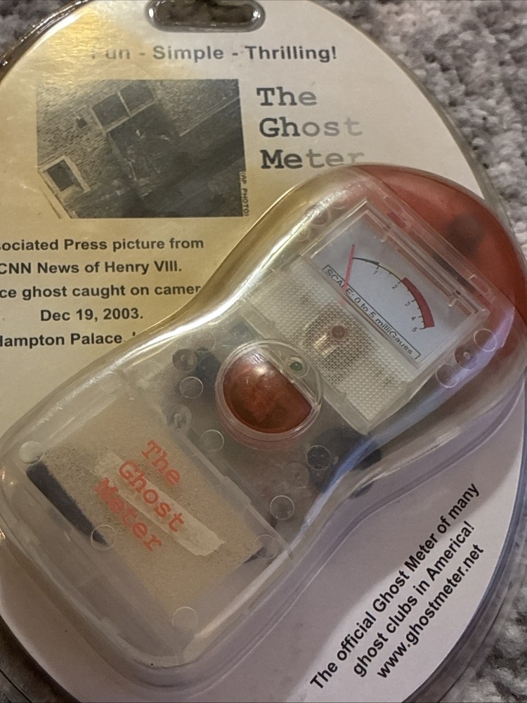 The Ghost Meter - EMF Sensor Transparent NEW SEALED Paranormal Ghosts