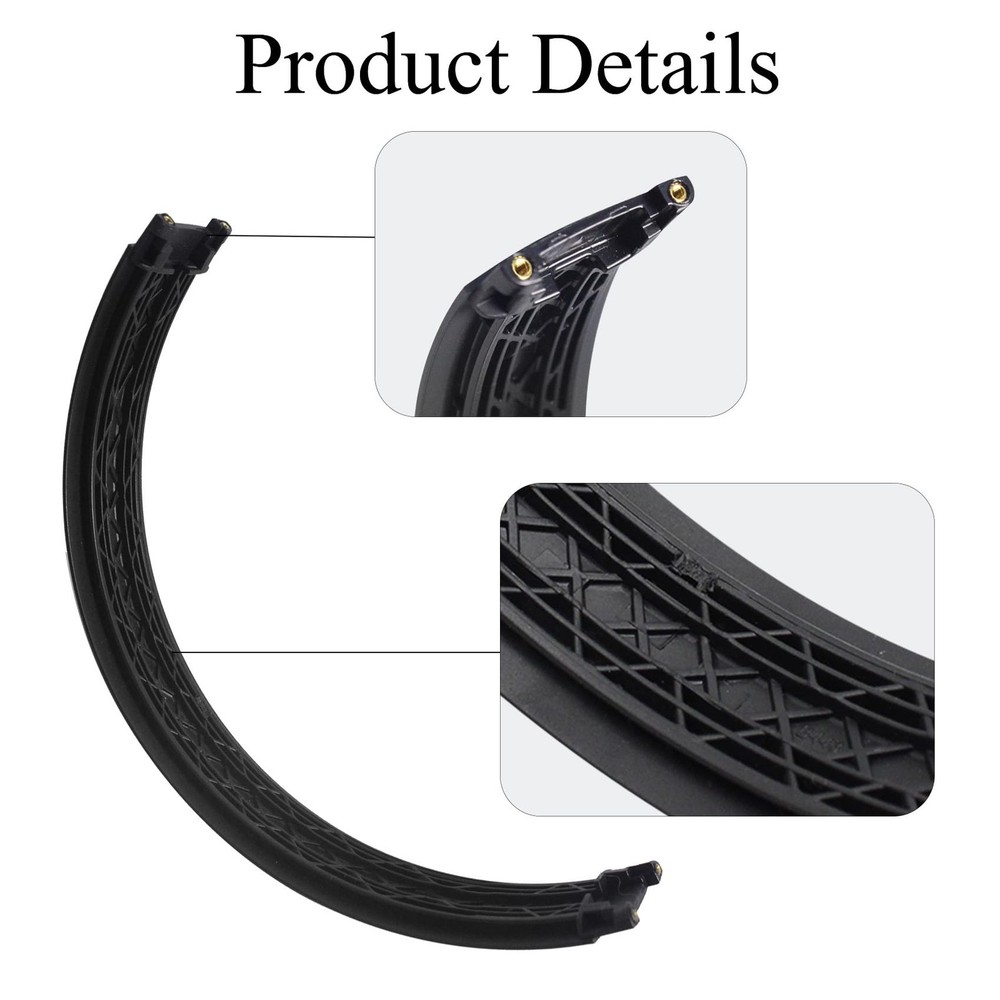 Studio 3 Replacement Headband & Hinge for Beats Black Gold