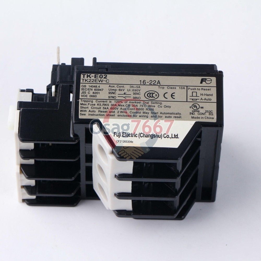 ONE New FUJI Thermal Overload Relay TK-E02 16-22A