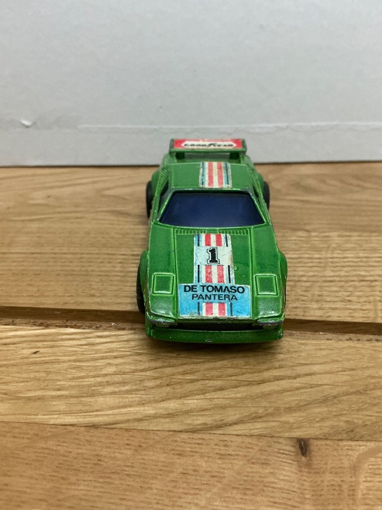 Vintage De Tomaso Pull Back Die Cast Car, fully working