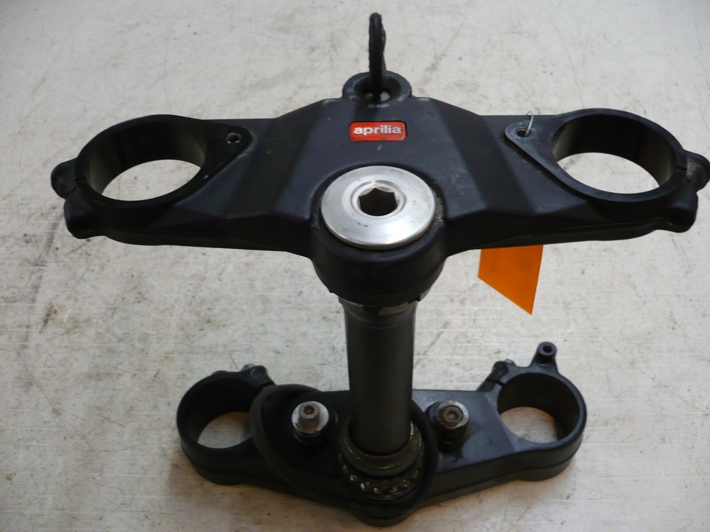 APRILLIA 2000 00 RSV 1000 MILLE UPPER LOWER TRIPLE TREE FORK CLAMP + IGN SWITCH