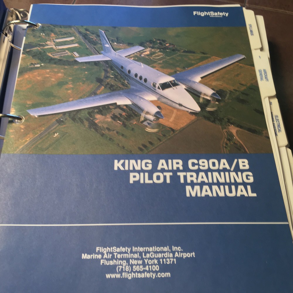 Beechcraft C90A and C90B Pilot Training Manual.  Vol. 2, Systems