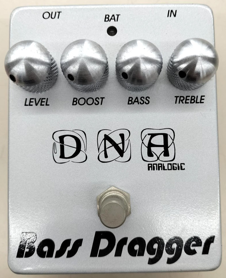 DNA Anagogic Bass Dragger Effects Pedal Silver