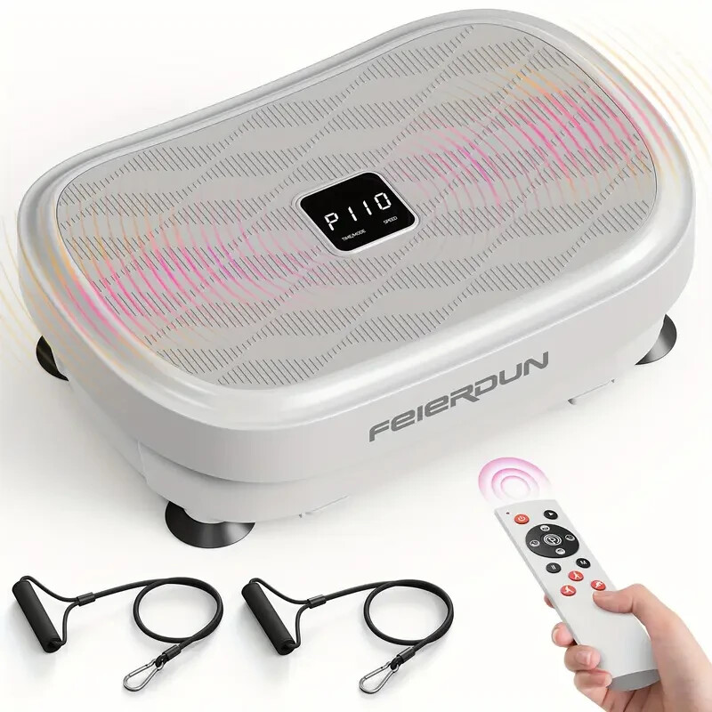 Vibration Plate Exercise Machine, Whole Body Workout Vibrate Fitness Platform,