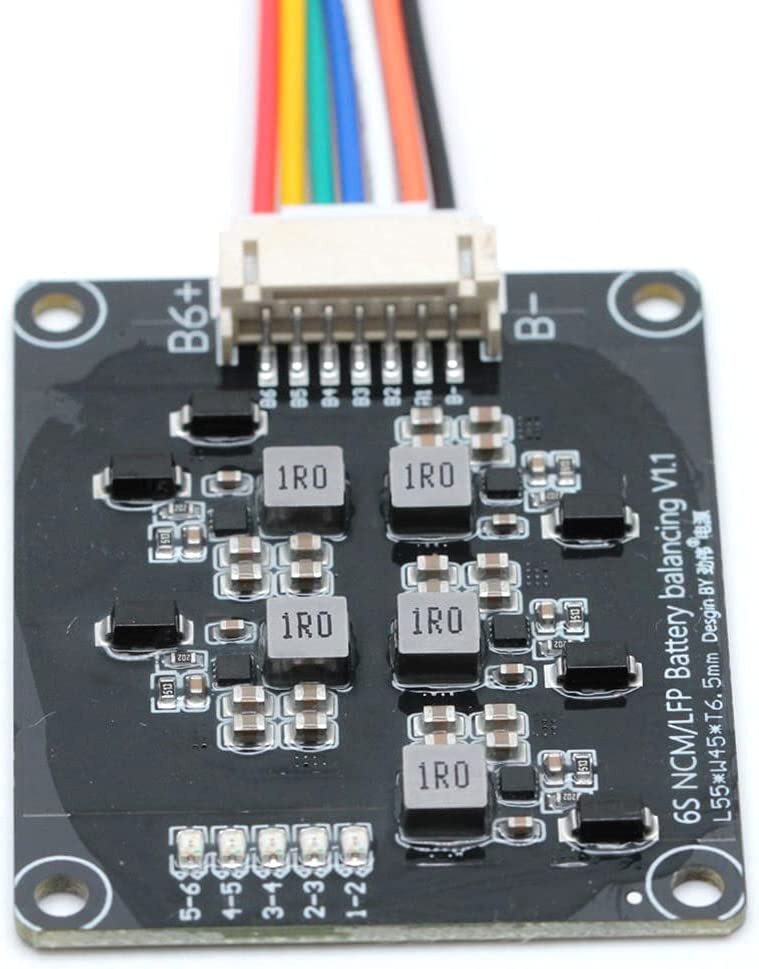 6S 1.2A Li-ion Lifepo4 Lithium Battery Active Equalizer Balancer Inductive BMS