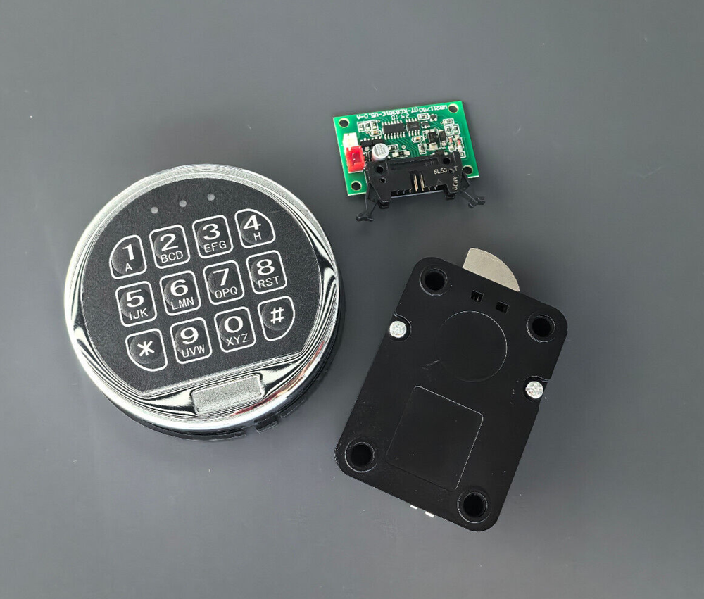 Gun Safe Lock Replacement Black Keypad with Swingbolt Lock Safe Electronic Lock