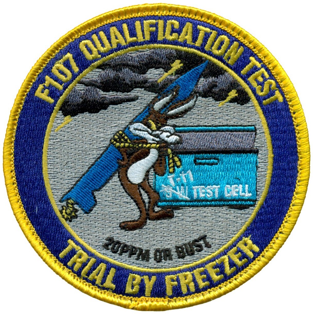 USAF 717th TEST SQUADRON – T11 TEST CELL PATCH