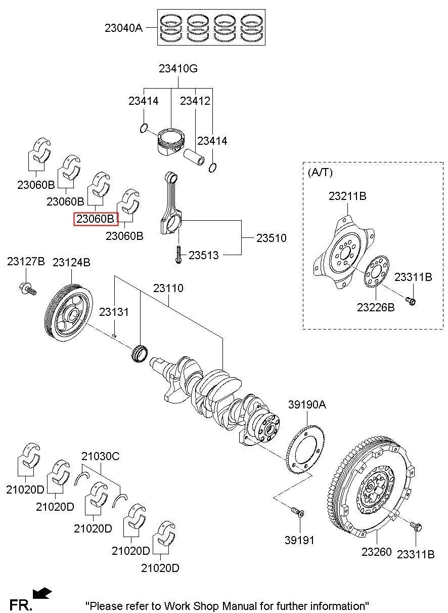 ✅8Pcs Genuine✅ Rod Bearing Genesis Santa Fe Sonata Forte Optima Sorento 2.0/2.4