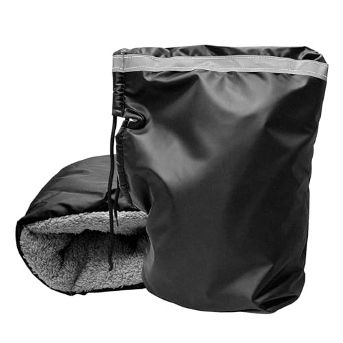 2 PCS Universal Motorcycle Handlebar Gloves, Windproof ATV Handlebar Muffs