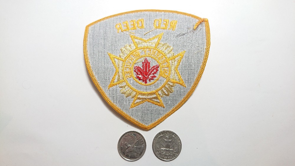 Red Deer Fire Department Patch Badge Crest
