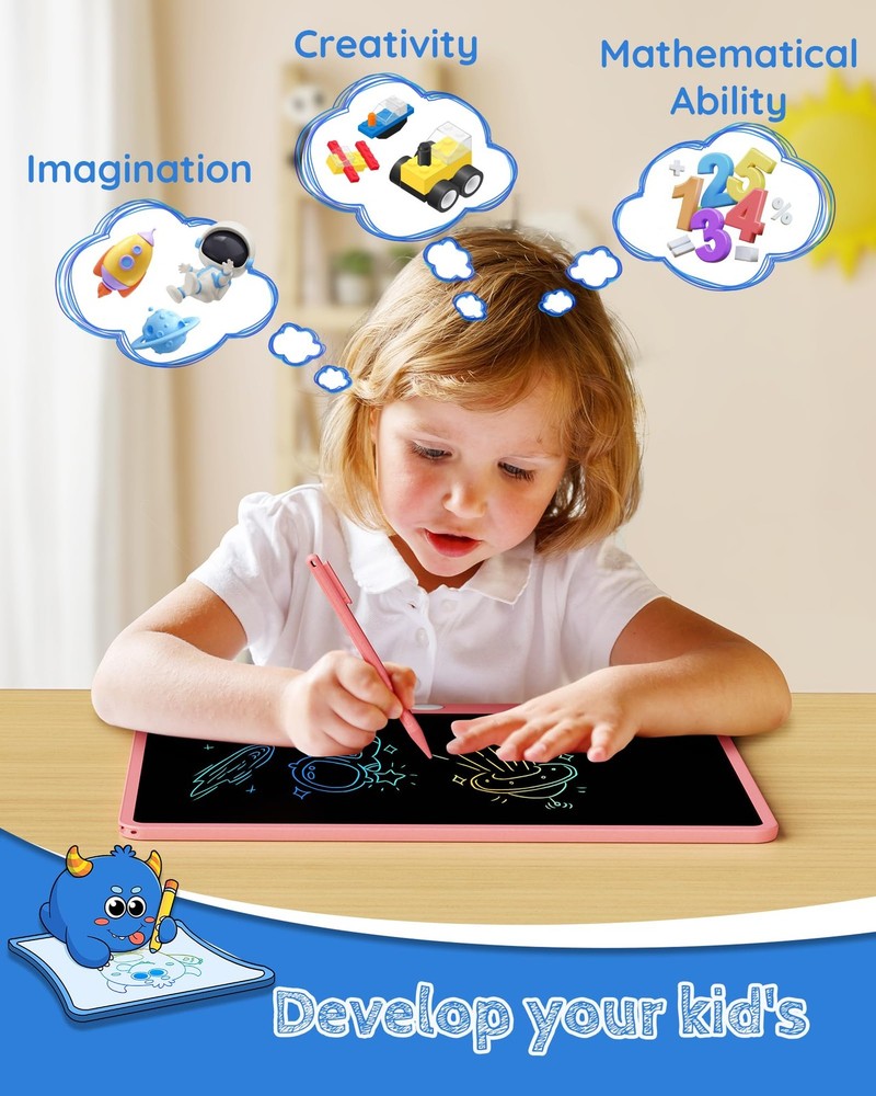 TEKFUN 16" LCD Writing Tablet Drawing Board - Easter Gift for Kids & Teens