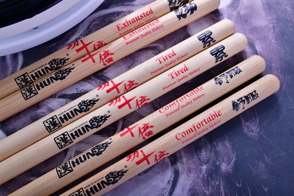 Extra Heavy Marching Drumstick-Exhausted, Marching Drum Stick, Hickory Drum S...