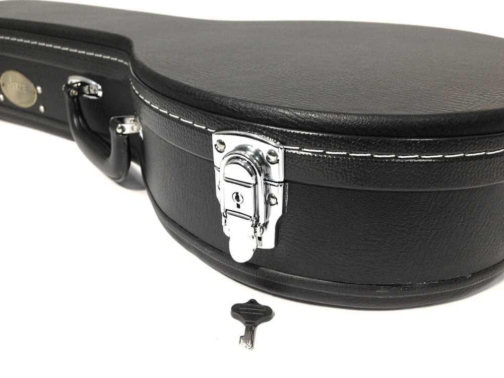 Premium HARD Case for A-Style Mandolin – Lockable w/Key. Flat-Top HPMB 19010C